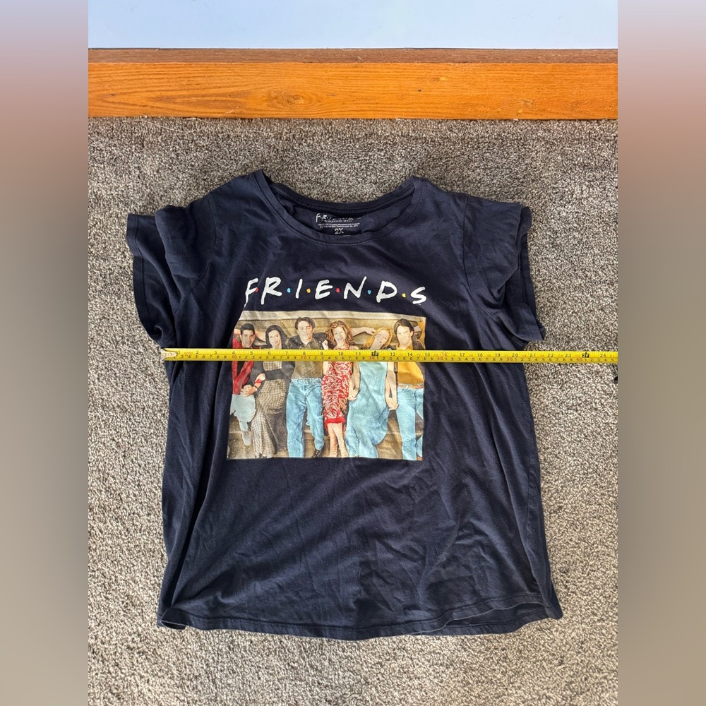 FRIENDS TV Show Cast Photo Graphic Tee Size 2X Unisex - Picture 5 of 8